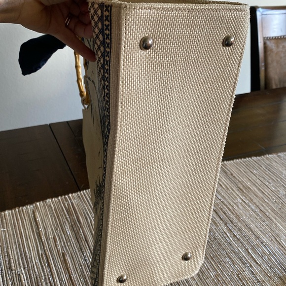 Disney Mickey Minnie Mouse Billabong Zara Bamboo Straw Tropical Hawaiian Beach - Picture 8 of 16